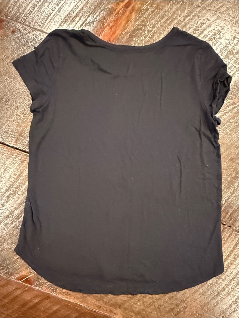 GAP Black Short Sleeve Scoop Neck Tee - Classic Black - Picture 4 of 4
